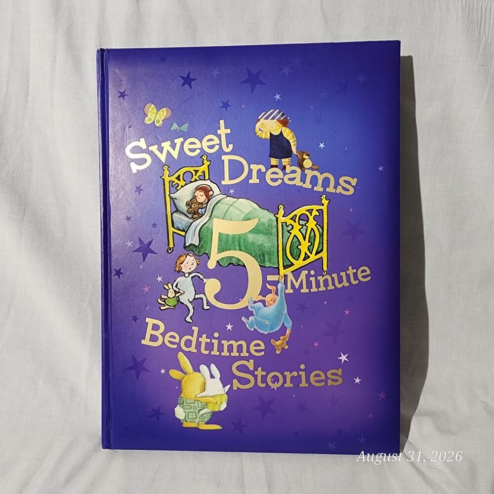 Sweet Dreams 5-Minute Bedtime Stories Treasury Padded Hardcover Book